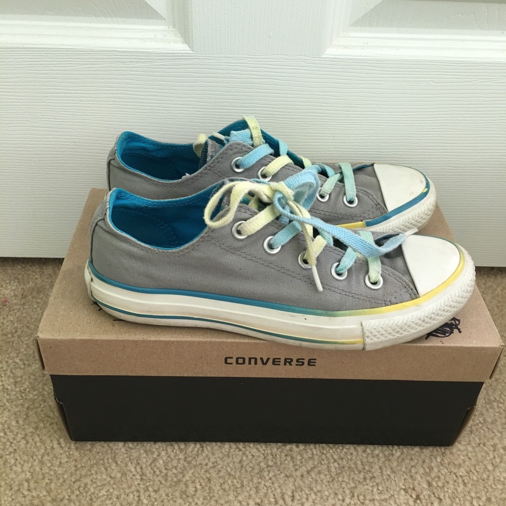 converse multicolor low top